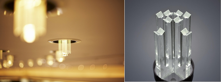 LED電球自体がシャンデリアになっているタイプ
